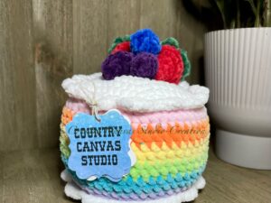 Birthday Cake - Large Plush Crochet