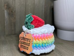 Birthday Cake - Small Plush Crochet